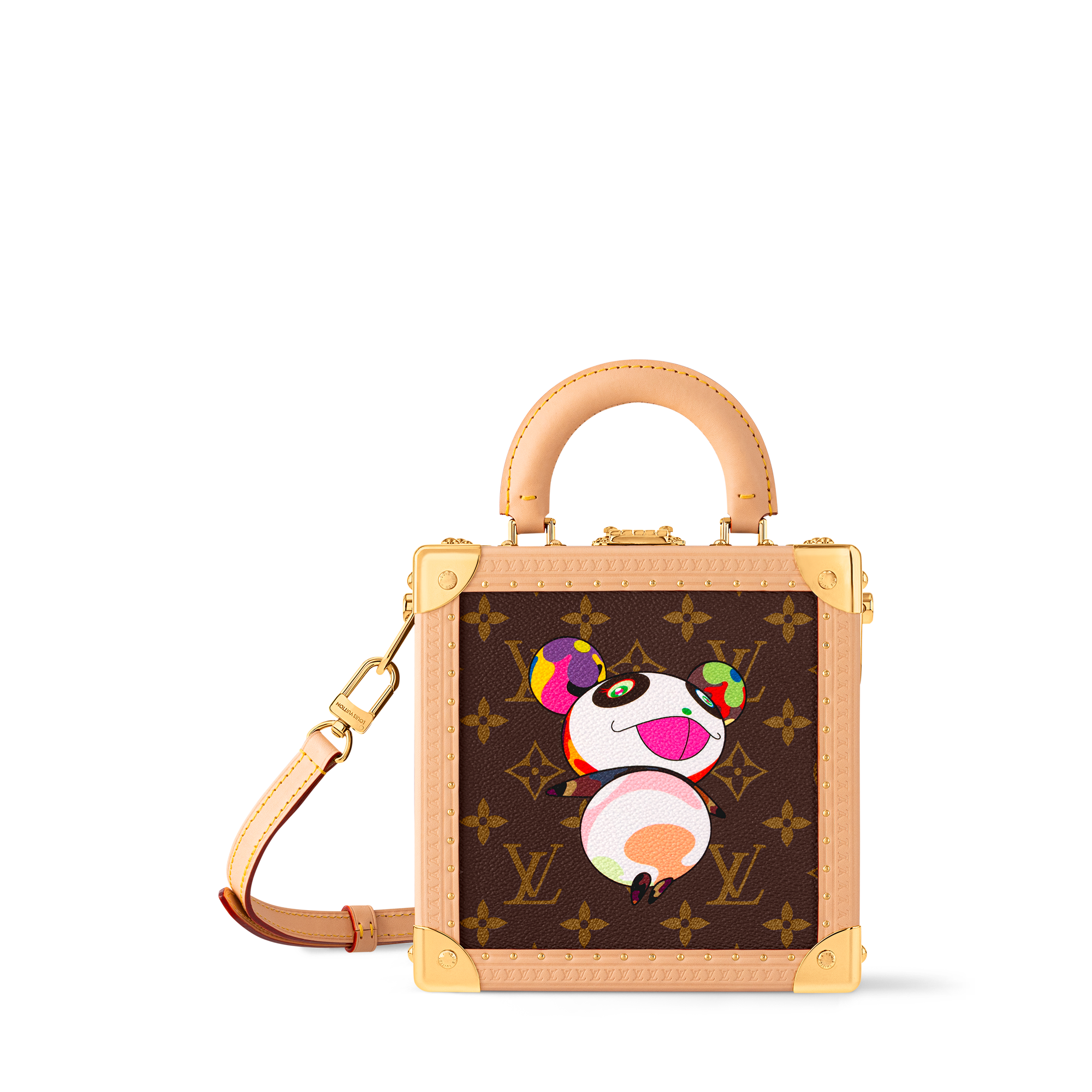 LV x TM Bolsa Mini Square Trunk Outros Canvas Monogram - Baús e